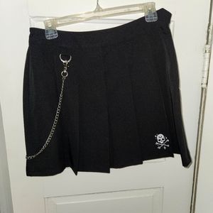 Killstar Mini Skirt with Chain
